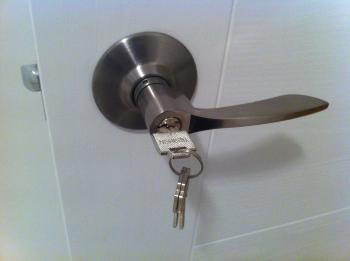 stainless steel door lock